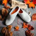 Load image into Gallery viewer, Merino felted wool slip on slipper by Merinoze - the warmest, softest, finest wool ever
