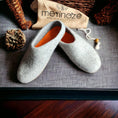 Load image into Gallery viewer, Merino felted wool slip on slipper by Merinoze - the warmest, softest, finest wool ever
